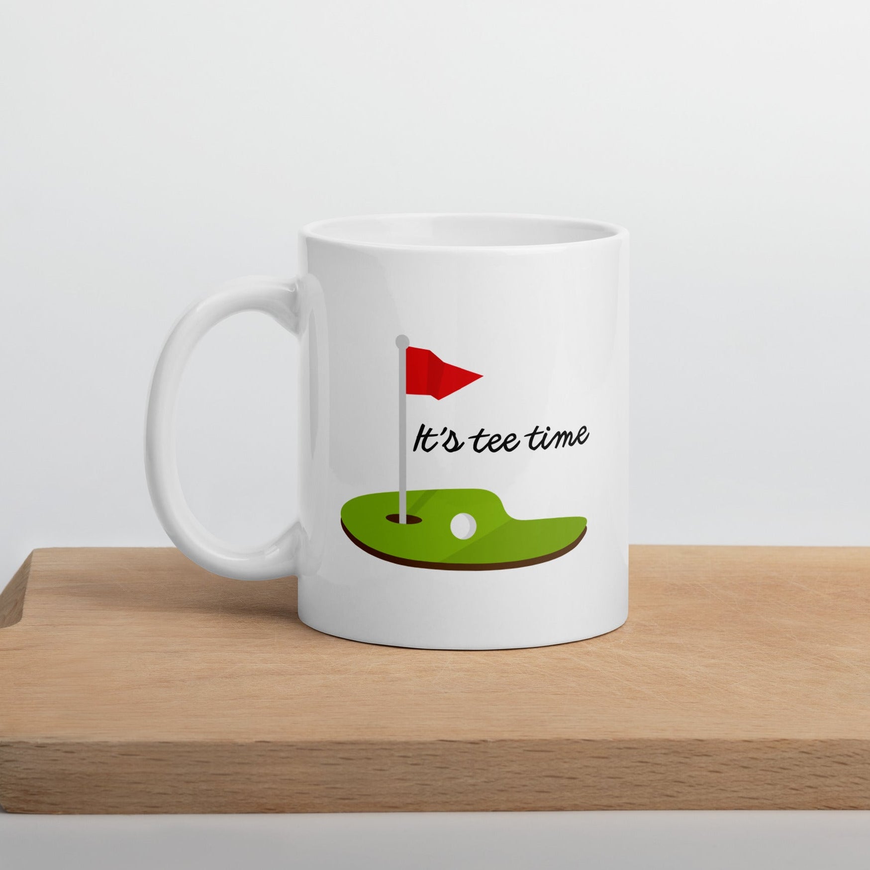 It’s Tee Time Golf Mug – Funny Golf Gift for Him, Dad, Husband or Golfer