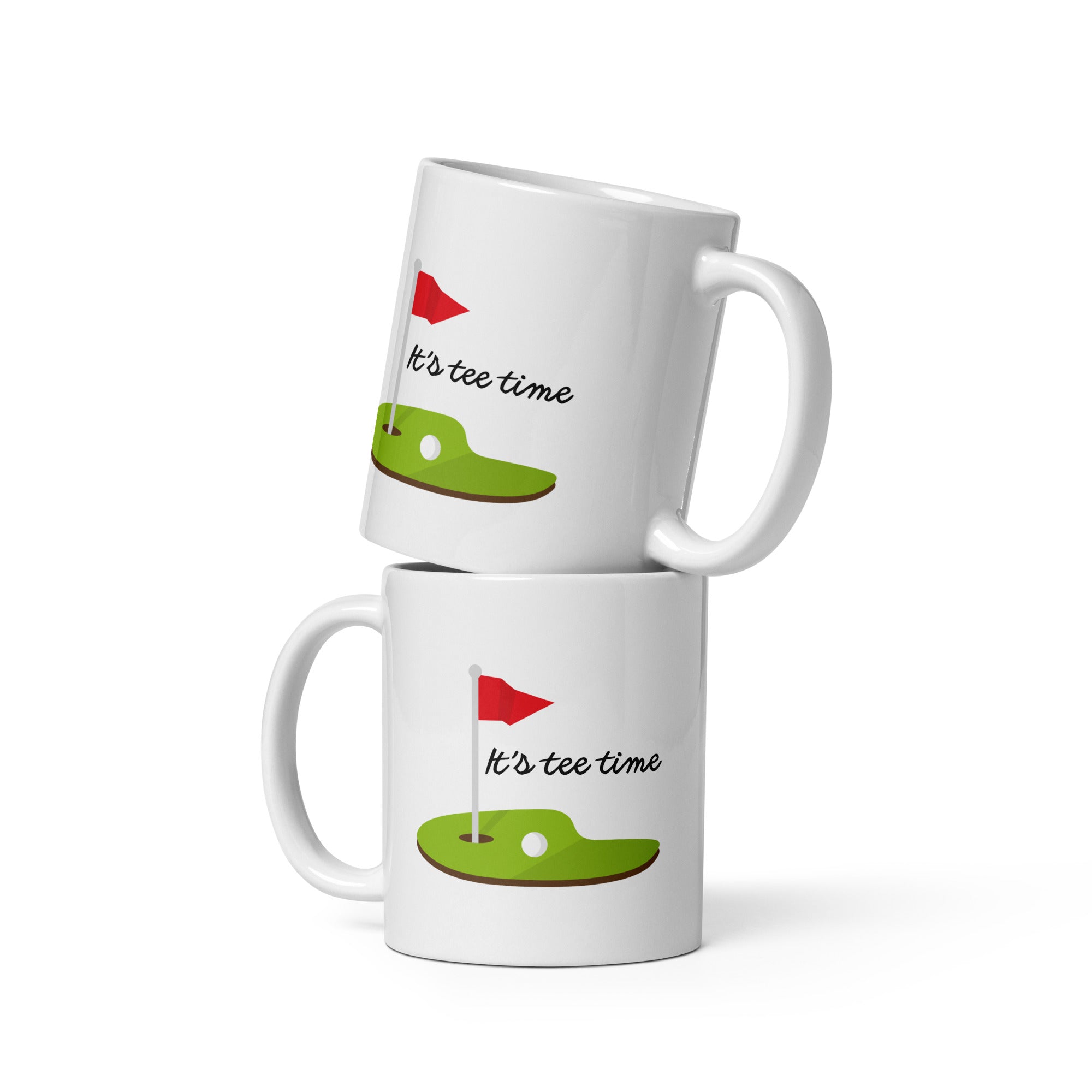 It’s Tee Time Golf Mug – Funny Golf Gift for Him, Dad, Husband or Golfer